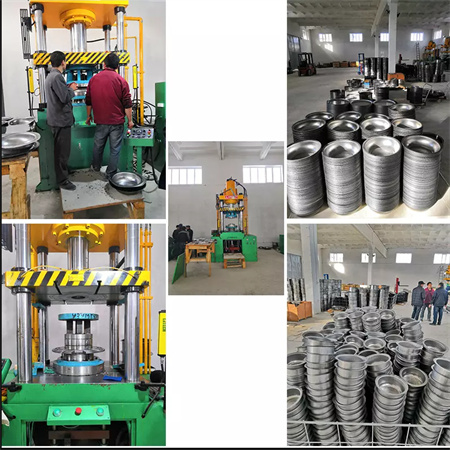 JH21 125T scharnier ponsmachine productielijn vier kolommen hydraulische pers voor roestvrijstalen spoelbak: