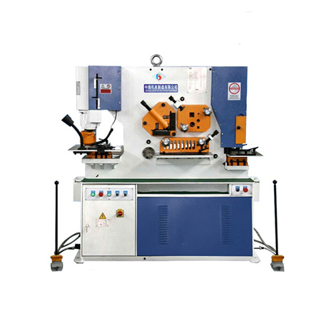 Arbeider, pons- en knipmachine Gecombineerde hydraulische ijzerfabrikant in China Mechanische metalen ponsmachine 24 maanden