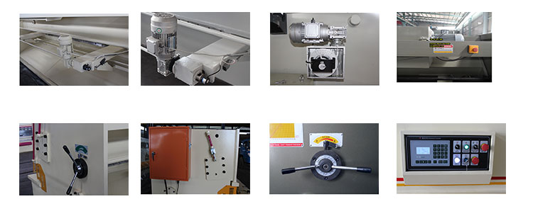 De hydraulische Scherende Machines van de Schommelingsstraal Elektrische Guillotinemachine Qc12y-12x3200