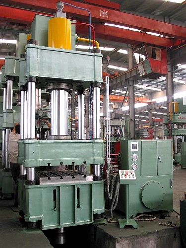 De Machines van het Ponsen van het metaalgat Dieptrekken 100 Ton Vier Kolom Hydraulische Persmachine