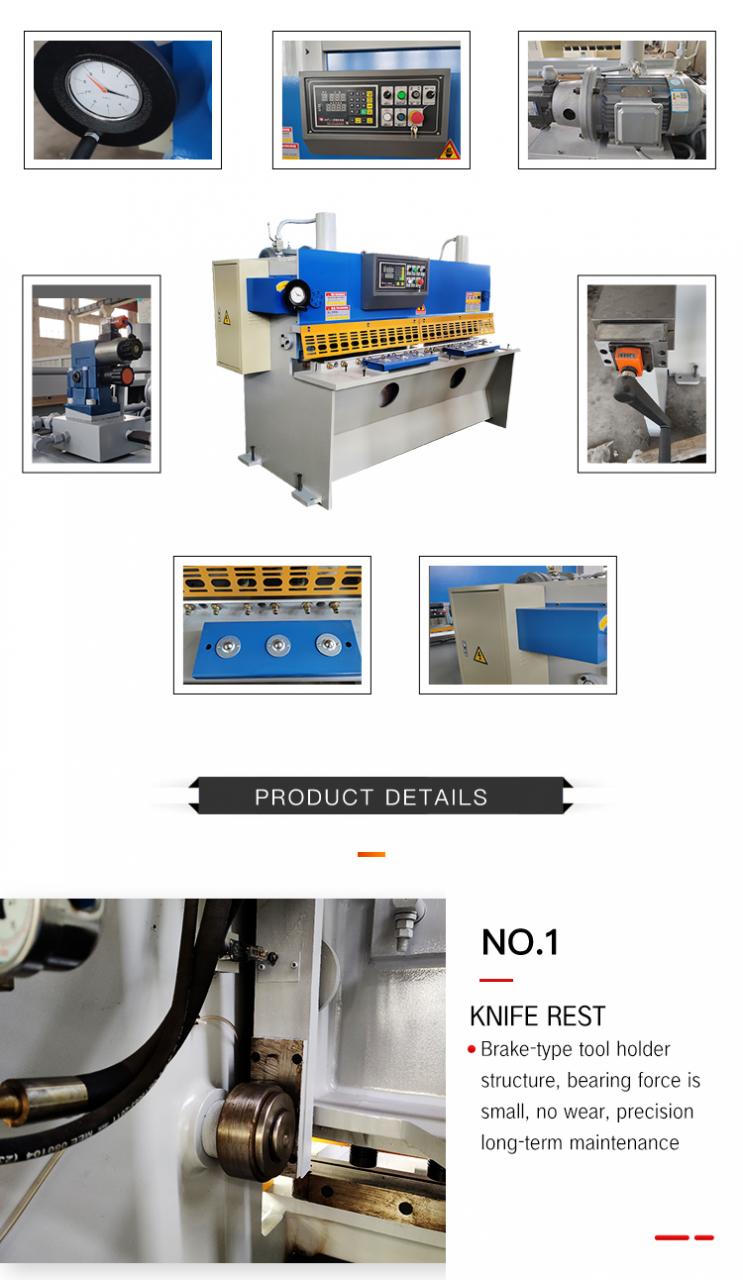 Schaarsnijmachine Guillotine Metaal Hydraulische Scherende Machine Qc11Y/K